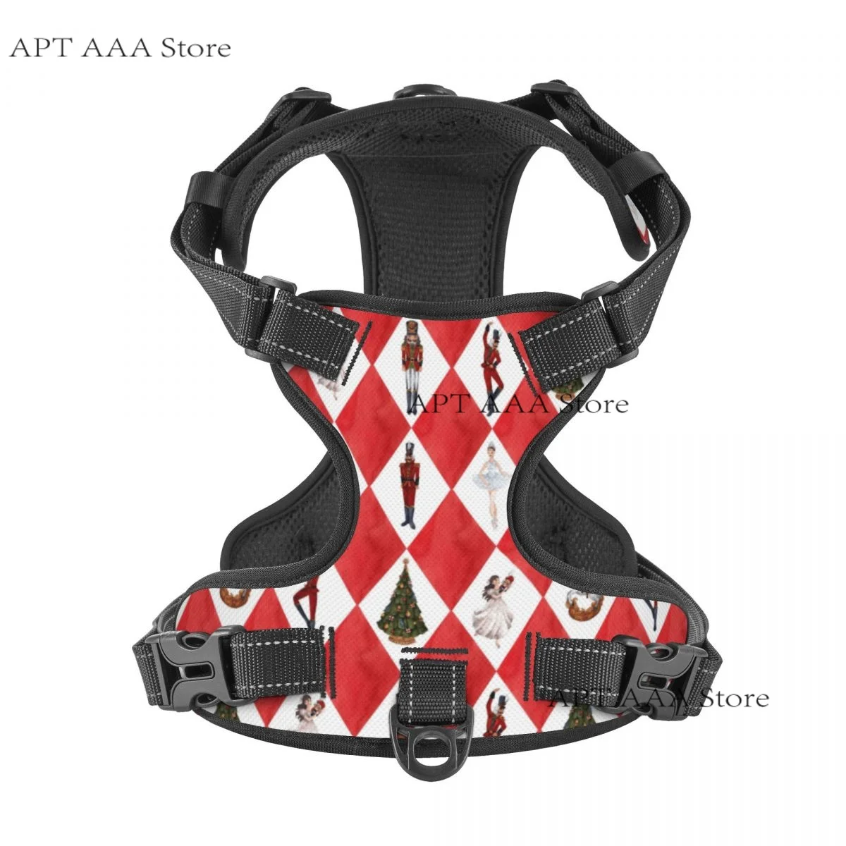 

Multiple sizes Christmas Ornament Tree Pet Harness Small Medium Large Reflection Split Dog Fashion Outdoor Dropshipping