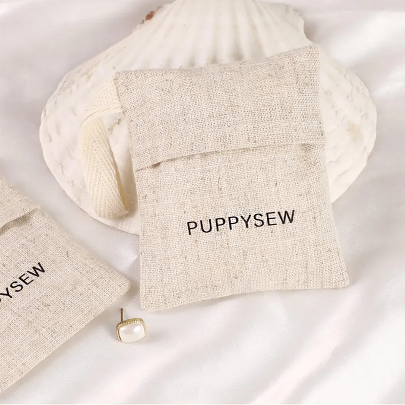 Jute Handbag 3x3in 3x4in 4x6inch 5x7in pack of 50 Linen Envelope Pouches Jewelry Gift Pouch