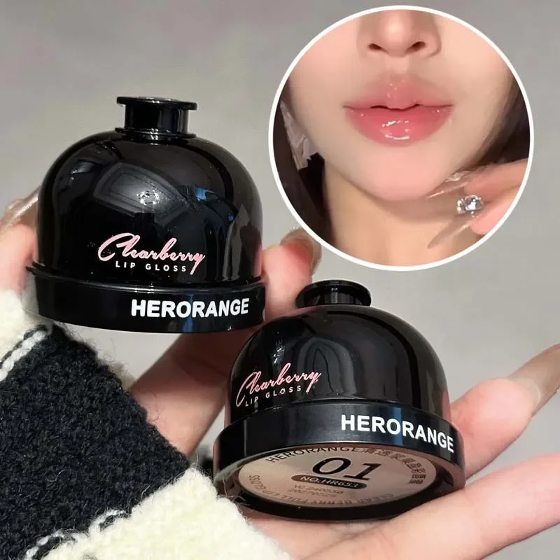 실리콘 립 브러쉬 젤리 솔리드 립글로스 논스틱 미러 립 틴트 지속력 좋은 메이크업 보습 캔형 크리스탈 립스틱 머드