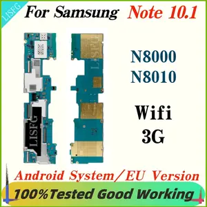 Bilashmart Samsung Galaxy Note 10.1 N8000 N8010 N8013 WIFI  3G Mainboard Android OS Motherboard Circuits card fee Flex Cable boards