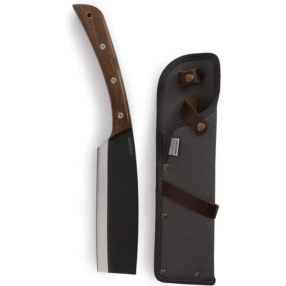 

7-Inch Stainless Steel Axe with Walnut Handle and Canvas Sheath - Ideal for Chopping, Splitting, and Cutting Medium to Heavy-Dut
