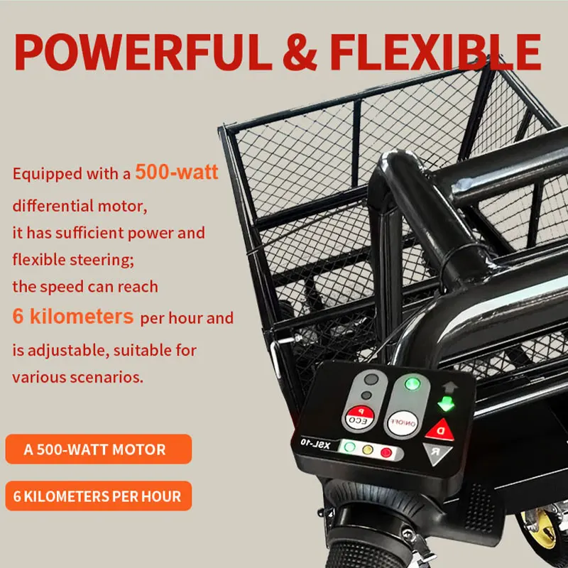 prompt goods~24V Heavy-duty Steel Garden Vehicle - High-efficiency Garden Aid Vehicle