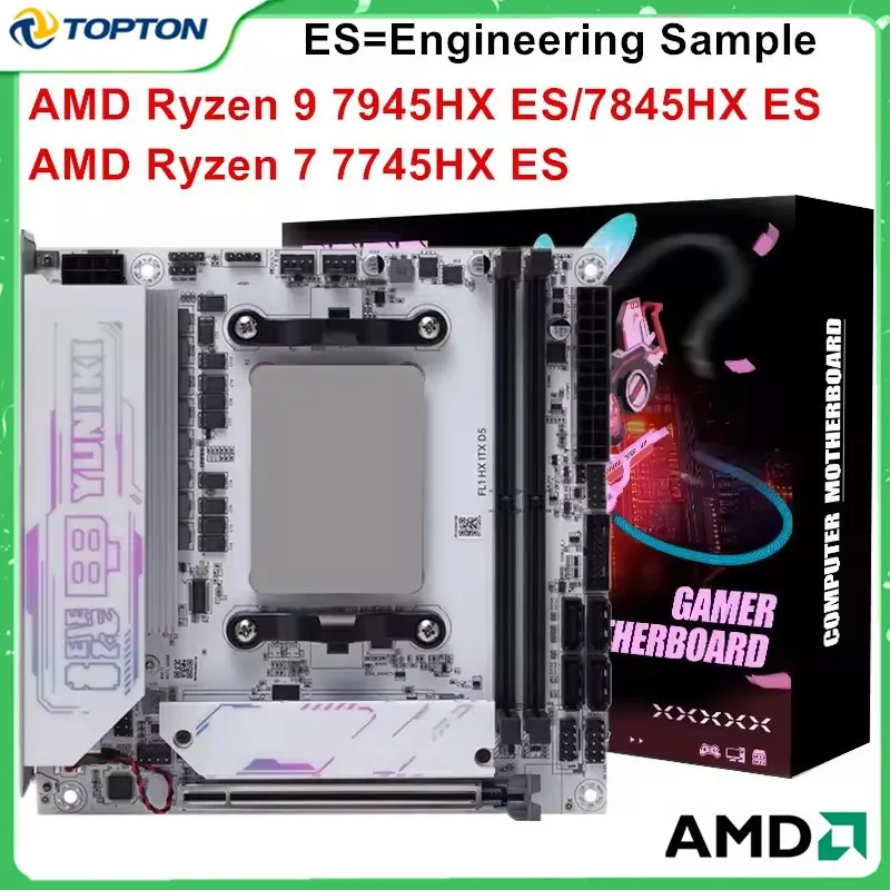 AMD Ryzen 9 9955HX ES ITX Mini PC Motherboard