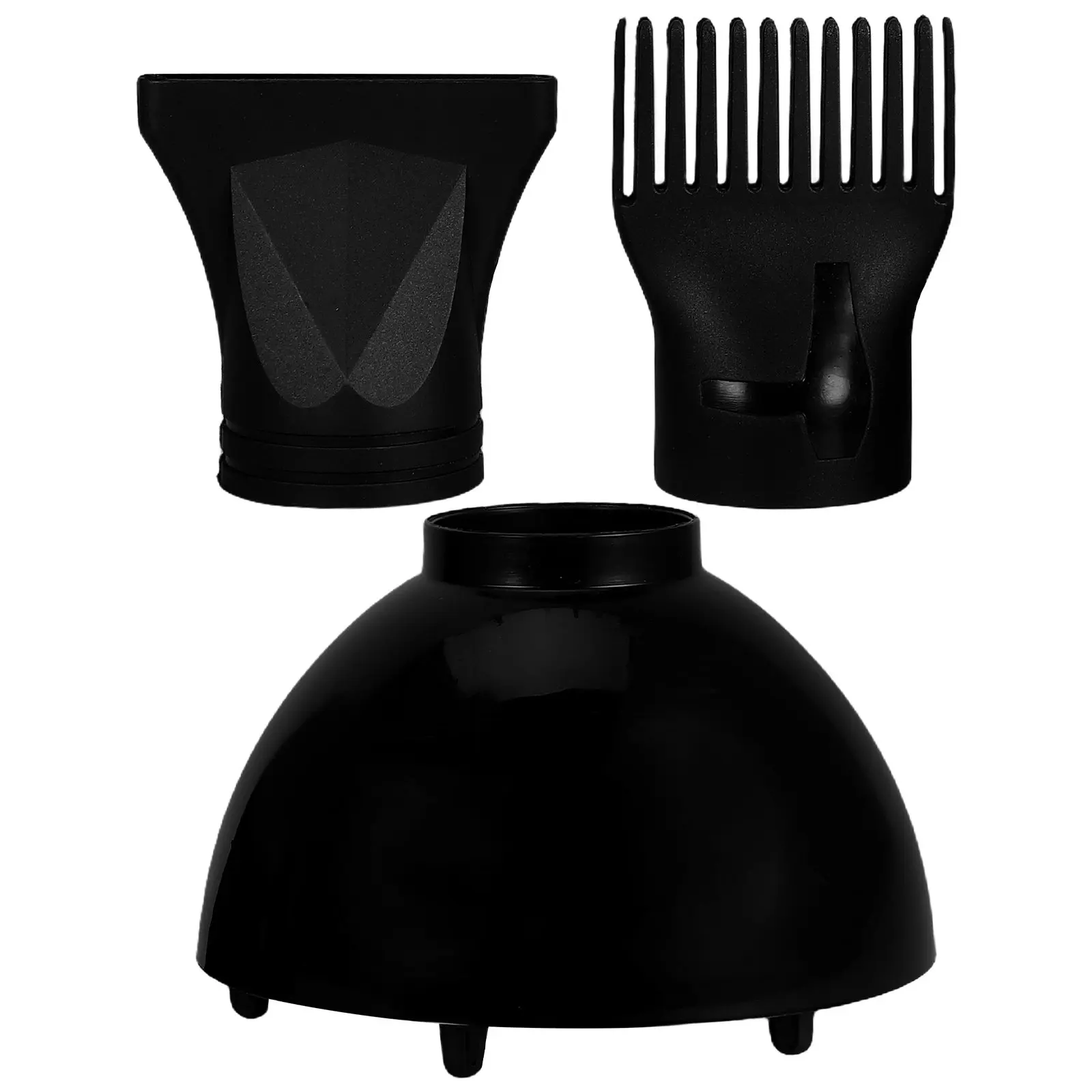 Universal Hair Dryer Diffuser Nozzle Attachment for Gentle Blow-Drying and Volume Styling
