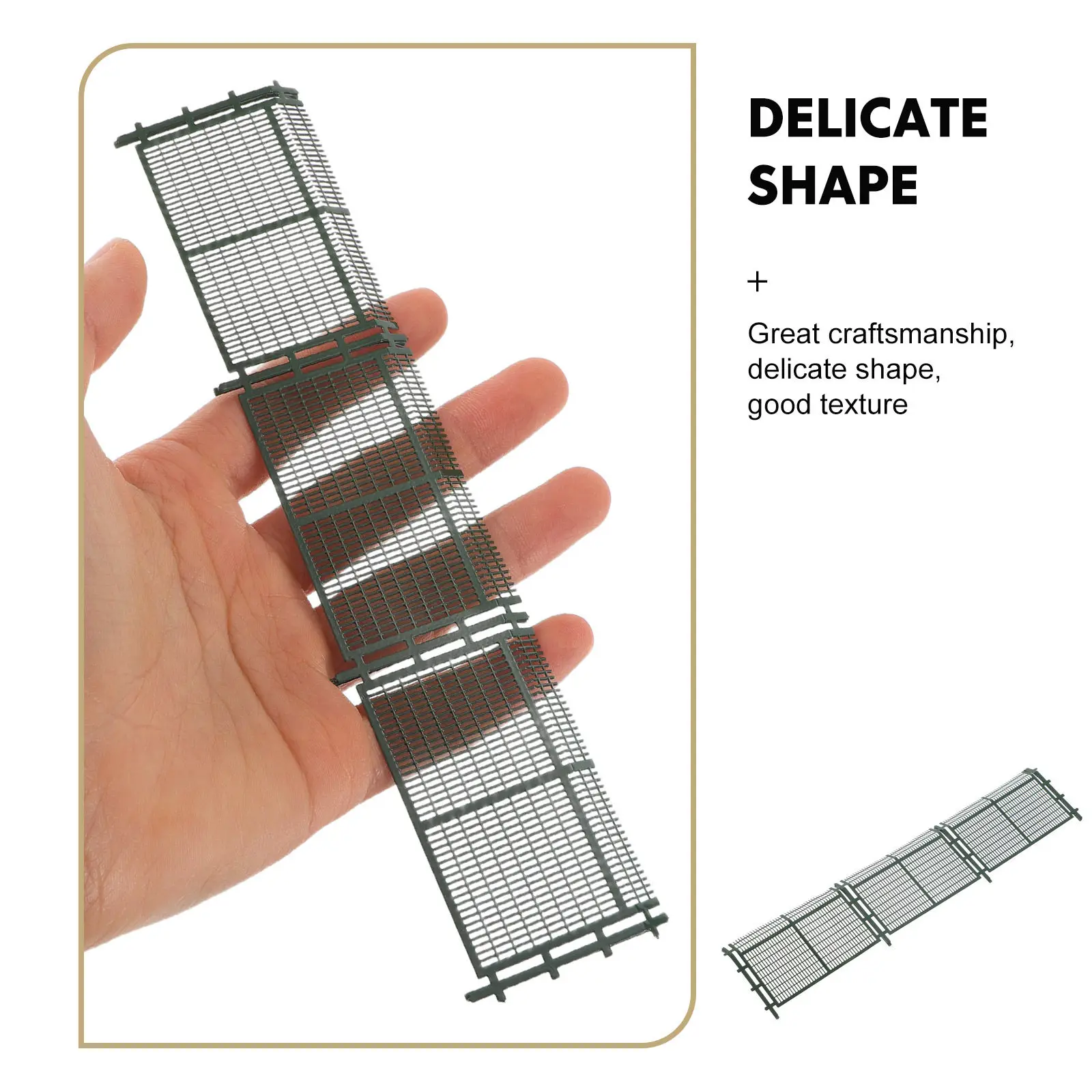 Miniature Landscape Railings for Garden Decor Small Fence for DIY Terrarium Scene Modeling Micro Scenery Accessories - view 3