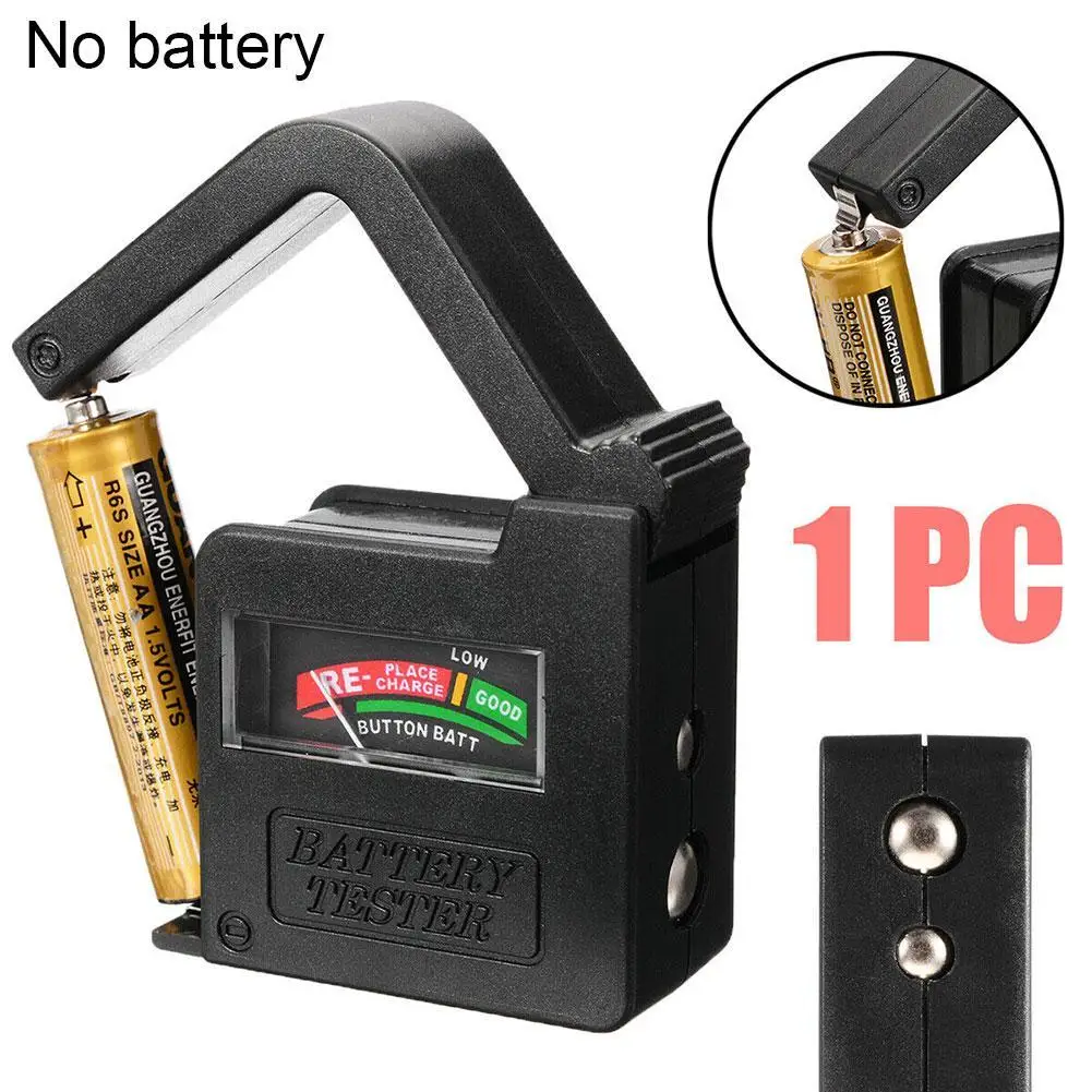 BT860 Battery Voltage Indicator Battery Tester Checker Cell Universal Monitor Button Battery Voltage 1.5V/AA/AAA/9V H5Z2