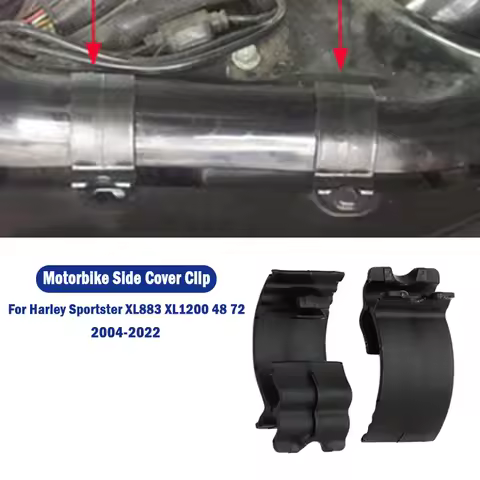 Side cover Clips Set For Harley Sportster XL883 XL1200 48 72 Left Side Battery Cover Mount 2004-2022
