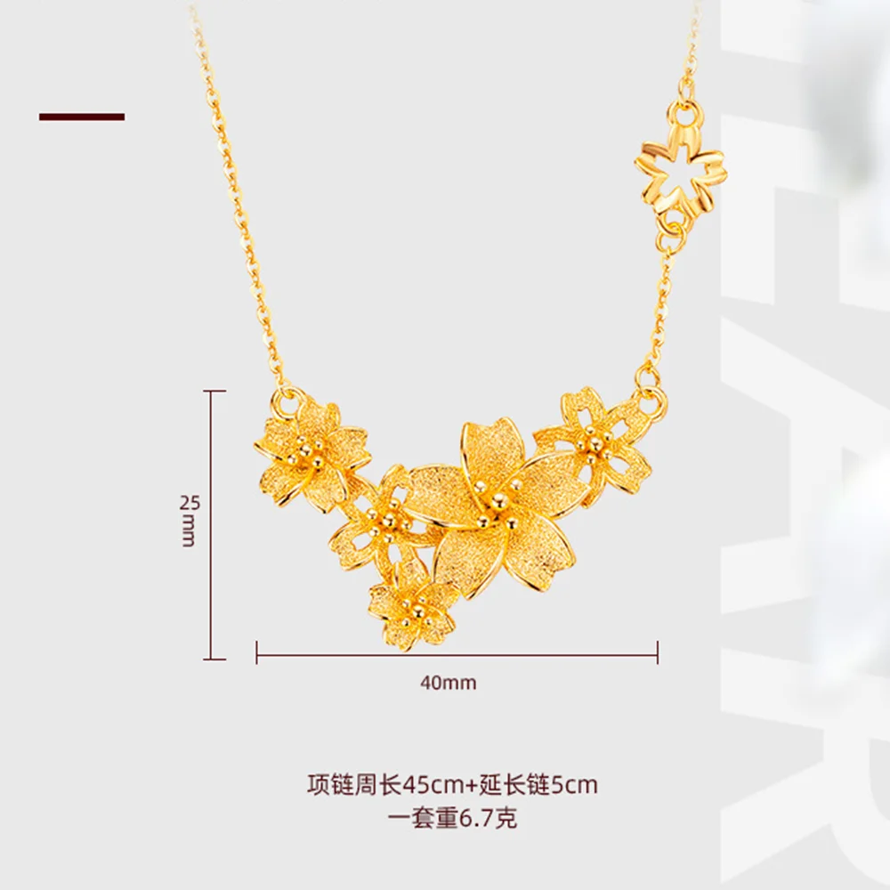 Collier de fleurs chinois Sansheng pour femmes, bijoux de clavicule senior, cadeau, nouveau