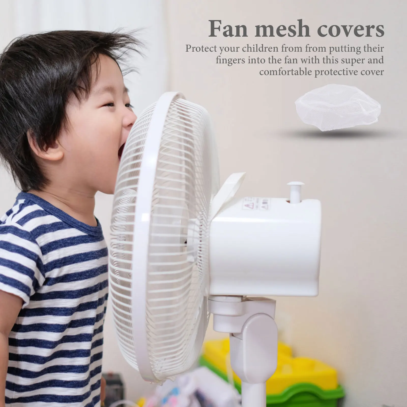 

Electric Fan Safety Cover Kids Finger Protector Mesh Net Guard Dust Proof Washable Durable Childproof Anti Shock Protection