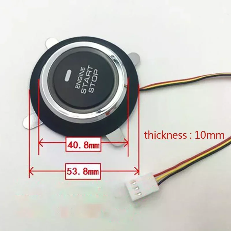 Hot Sale 1 Pc 12V Auto Replacement Car Engine Start Stop Push Button Keyless Entry Ignition Starter Switch