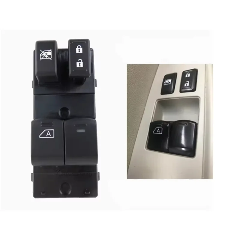 مفتاح تحكم رئيسي للطاقة نافذة كهربائية 25401-ZP50A لنيسان فرونتير 2006-2016 2.5L 4.0L نوافذ السيارة #4
