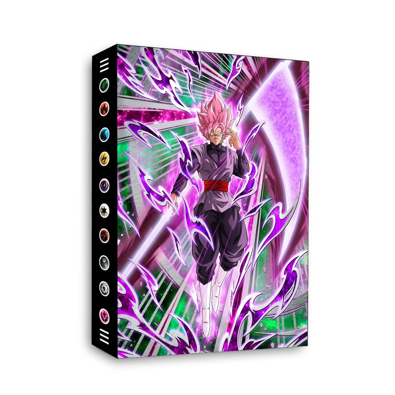 Kawaii Anime New Dragon Ball Card Collection Book Gra planszowa Kolekcja kart Książka karciana Son Goku Vegeta Książka karciana Prezenty festiwalowe