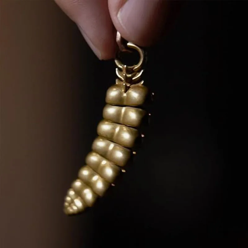 Original Design 2026 Hot Sale Yellow Rattlesnake Pendant Necklace Fidget Jewelry Chime Gifts For Ladies Men Snake Enthusiasts