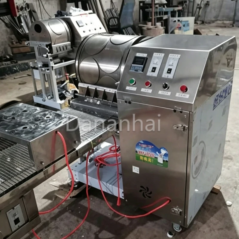 

Electric Commercial Pancake Machine 2026 Chicken Rolls Crepe Maker with Paper Belt Conveyor for Fast Food Restaurant