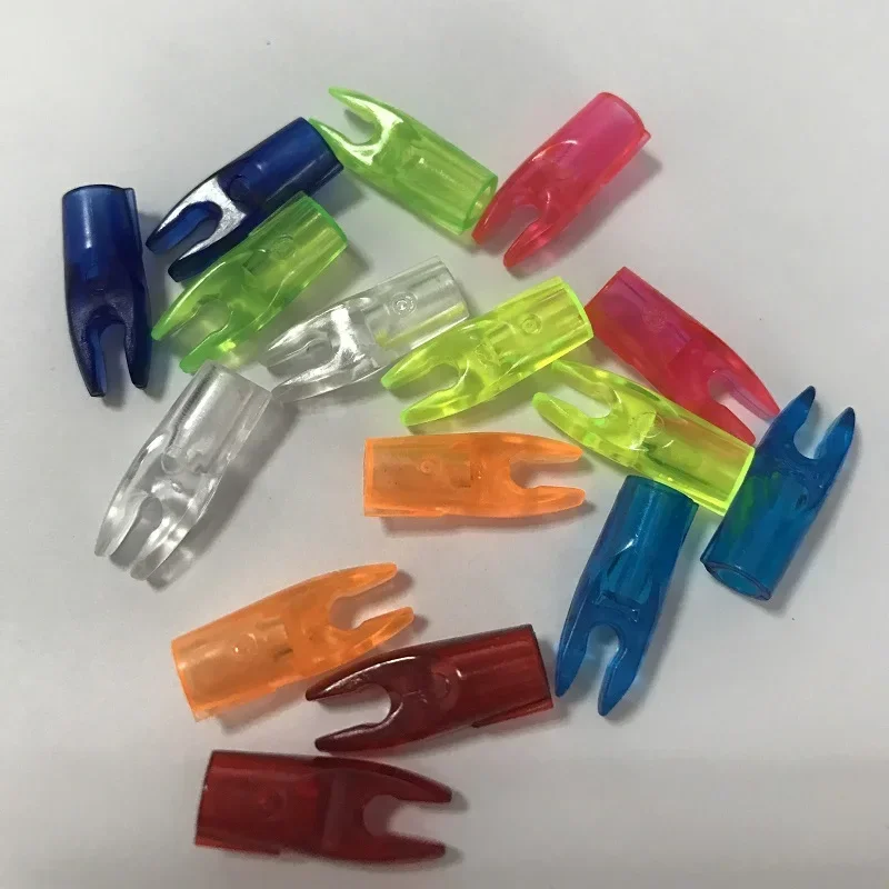 24 قطعة السهم الرماية البلاستيك ID3.2mm دبوس نوك ل سهم الكربون القوس والنشاب التقليدية مجمع القوس اكسسوارات الصيد الرماية