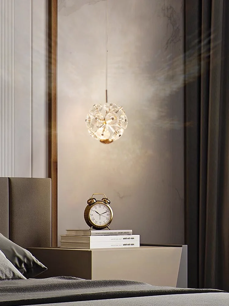 

Modern American Style Luxury Gold Crystal LED Suspension Chandelier for Staircase Hanging Lamp Home Decoration