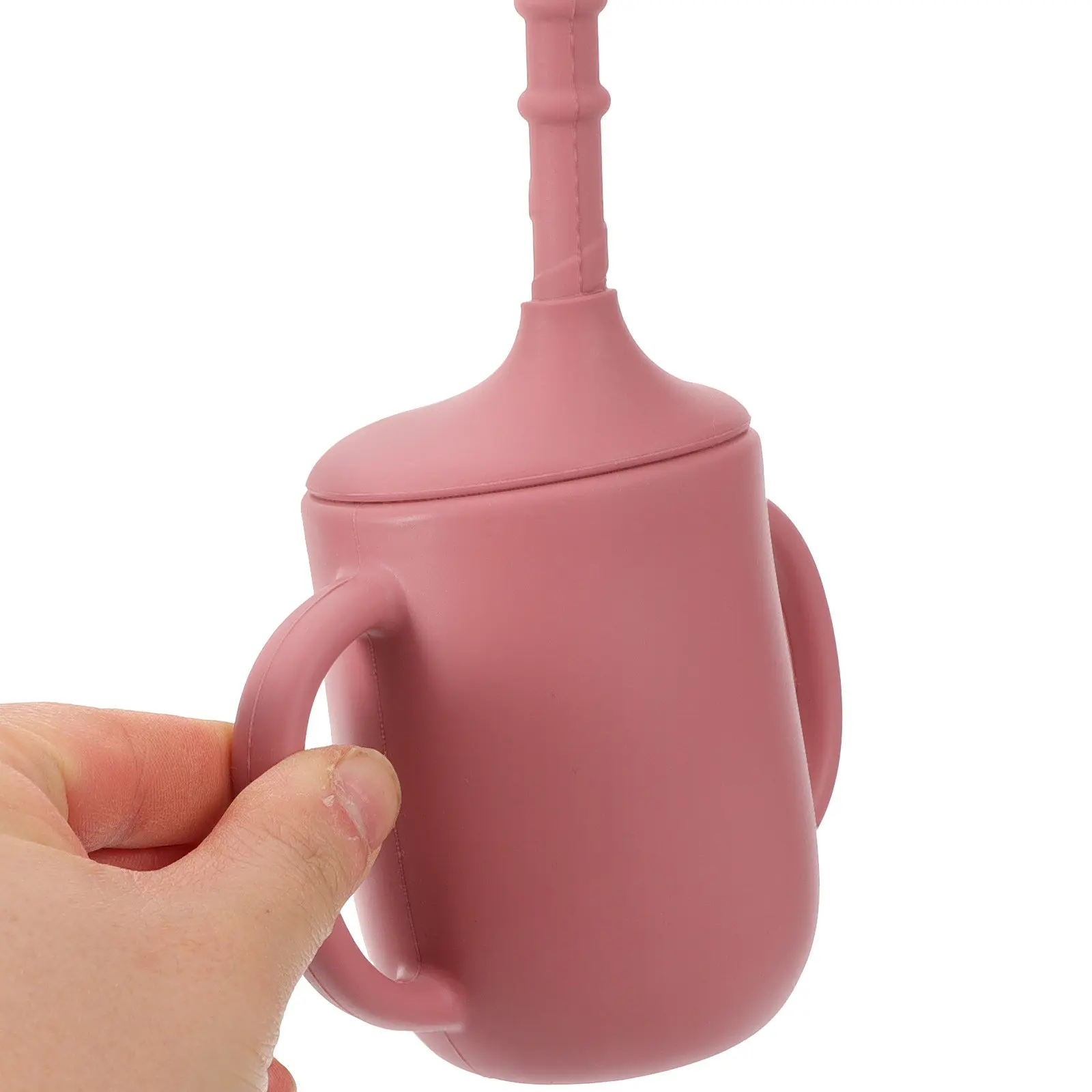 

400Ml Silicone Cup Baby Drinking Toddler Training Kids Straw Water Cup Unbreakable Safe for Hot Cold Drinks Portable