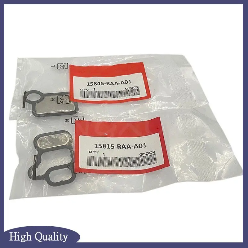 

2 шт. прокладка соленоида VTEC и фильтр VTC 15815-RAA-A01 15845-RAA-001, подходит для Honda для CR-V 2002-2009, для Acura RDX 2007-2012