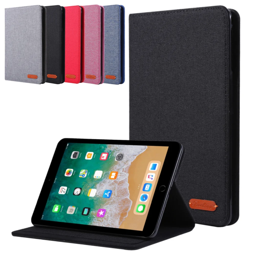 Cloth Pattern Case for Apple iPad  mini 5 4 3 2 1 7.9 inch Soft TPU Leather Protection Cover with auto wake function