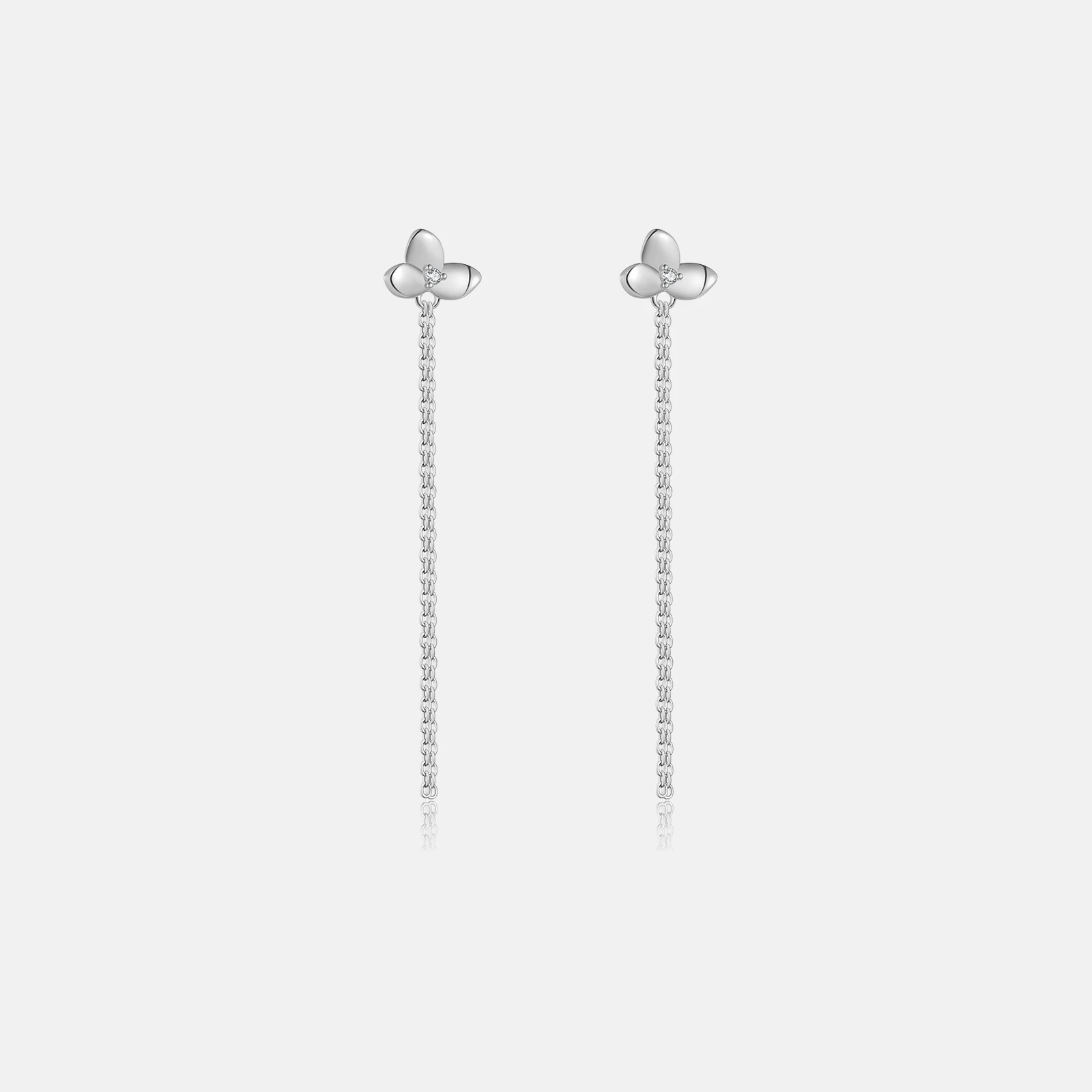 

VEWANT Women 925 Sterling Silver Flower Long Drop Earring 2026 Fine Luxury Fashion Wedding Daily Party Jewelry Gift