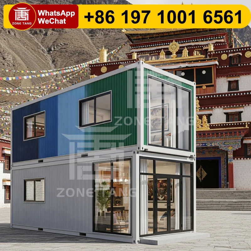 

Capsule Home Flat Pack Homes Eco-Friendliness Steel Frame House Factory Custom Customize Design Pre Fabricated Luxury Modern