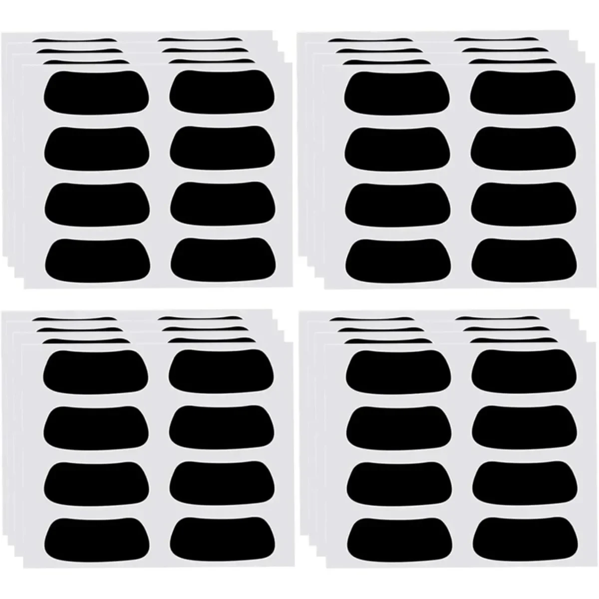 

56Pcs Eye Black Stickers Customizable Sports Face Decals Anti Glare Athletic Stickers Waterproof Self-Adhesive Face Markers Decorative Stickers for Football Baseball Softball Game Day Party Favors for Kids Adults Sports Event Accessories