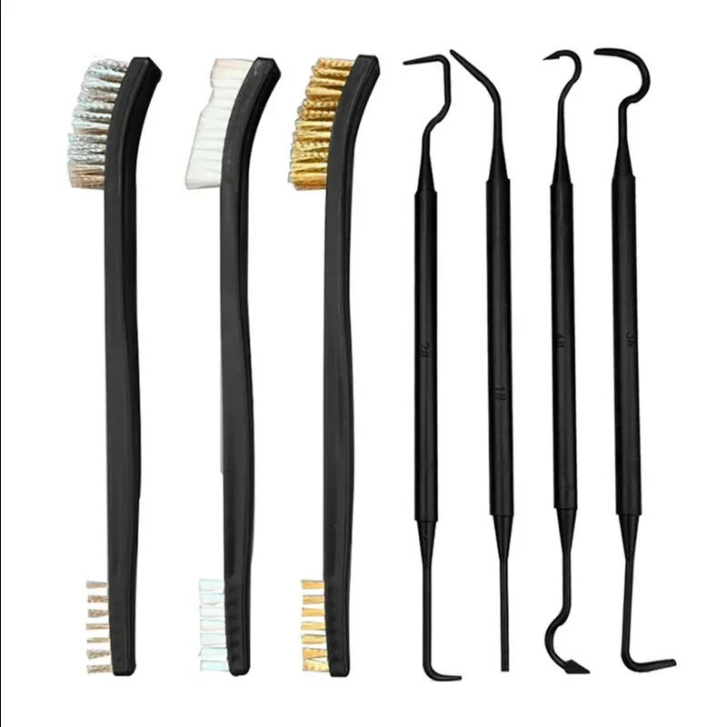 

7pcs Multi-purpose Car Detailing and Cleaning Tools Nylon Pick Dual Head Hook Universal Car Detailing Tools Cleaning Accessories