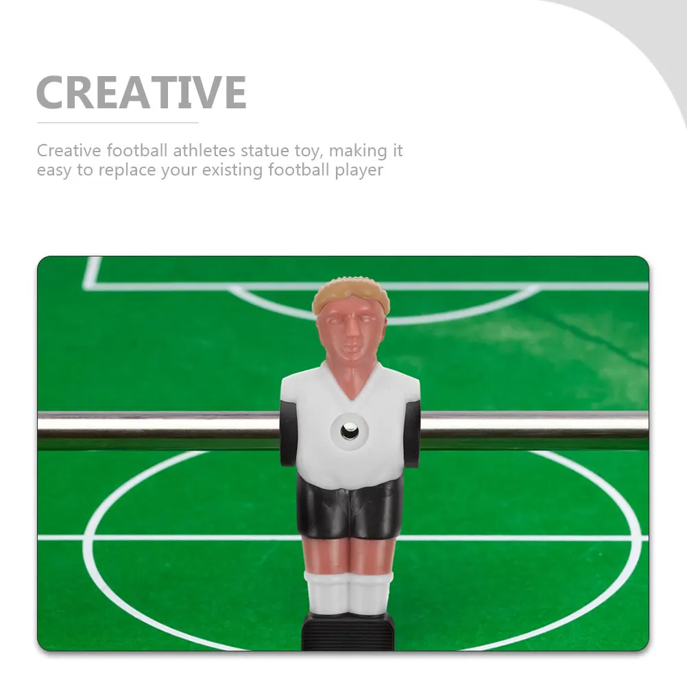 

10pcs Foosball Table Parts Football Action Figures Toys Resin Players Desk Soccer Figurines Table Football Accessories