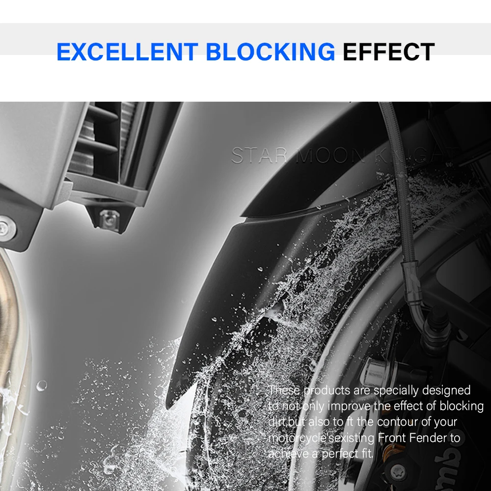 Motorcycle Fender For HONDA NT1100 NT 1100 2022-2024 Front Fender Mudguard Wing Extension Splash-proof Extensions Accessories