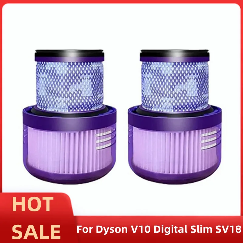 Post-Filter For Dyson V10 Digital Slim SV18 Accessories Washable HEPA Filters Cordless Vacuum Cleaner Replacement Spare Parts