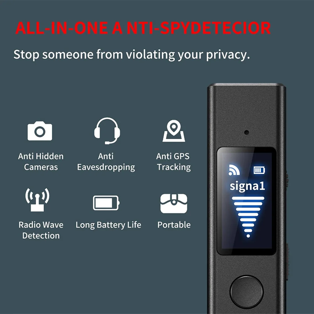 Protection de sécurité Anti Candit Caméra Détecteur Infrarouge Détection Caméra Cachée Détecteur 4 Mode Sans Fil Signal Caméra Détecteur