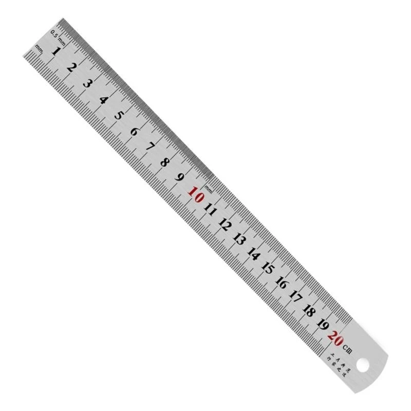 Y5LB Stainless Steel Rulers Metal Precisions Rulers, Straight Measuring Metal Rulers for Office Engineering Drawing