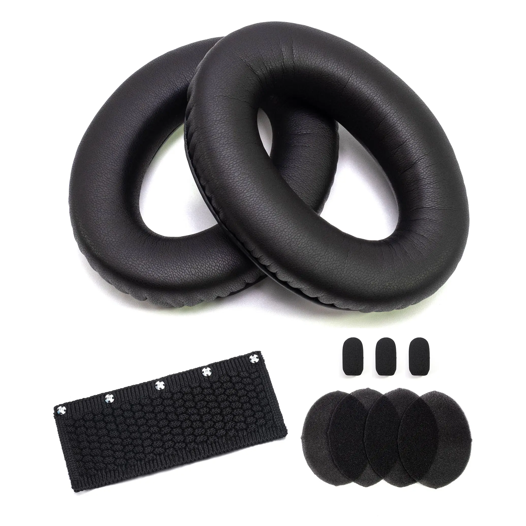 Refresher Kit Ear Pads Mic Muff Windscreen Pure Wool Headband Cushion Cover For Bose A30 A20 Aviation Headset Headphone