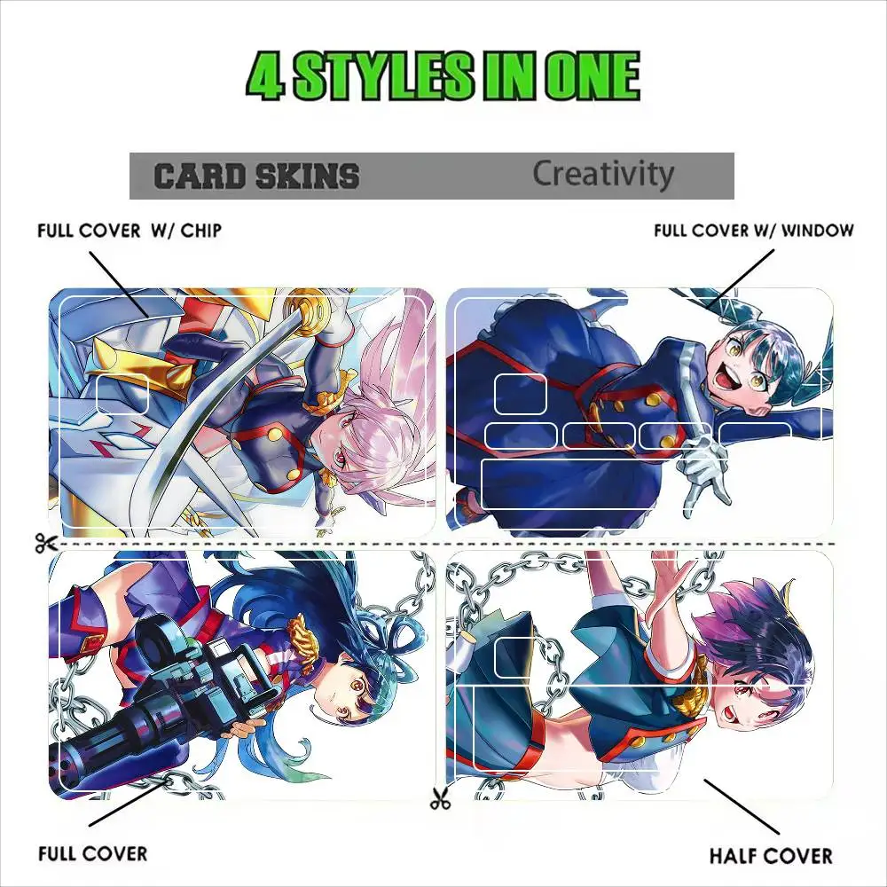 Mato Seihei No Slave Manga  Sticker Film Tape Skin for Credit Card Debit Card Cartoon Waterproof Stickers