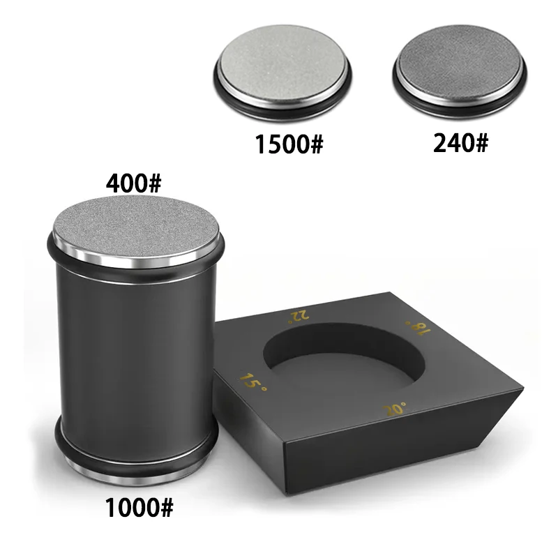 4 Angles Rolling Knife Sharpener Kit For Straight Edge Roller Knife Sharpening With Industry Diamonds Whetstone Chef Knife Set