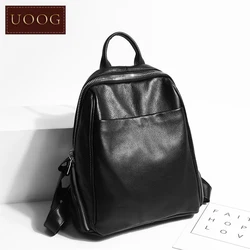 Backpack women's leather 2022 new trendy women's bag large capacity first layer cowhide women's travel bag