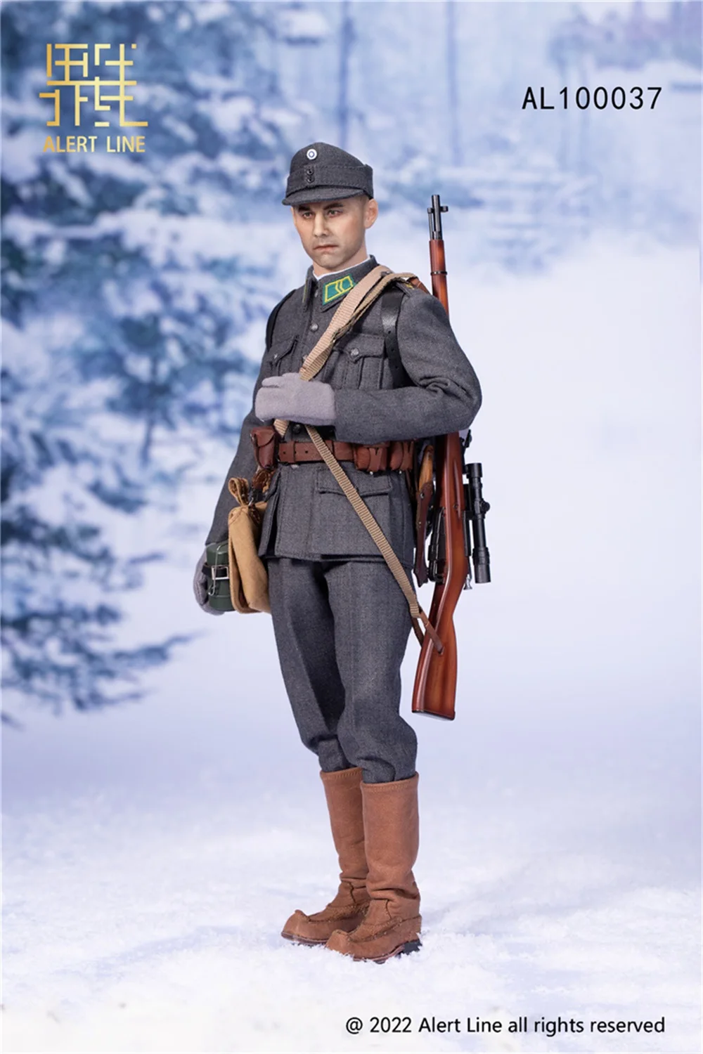 Alert Line AL100037 1/6 WWII Finnish Army Soldier Figure Model 12'' Male Action Figure Body Doll Full Set Toy In Stock