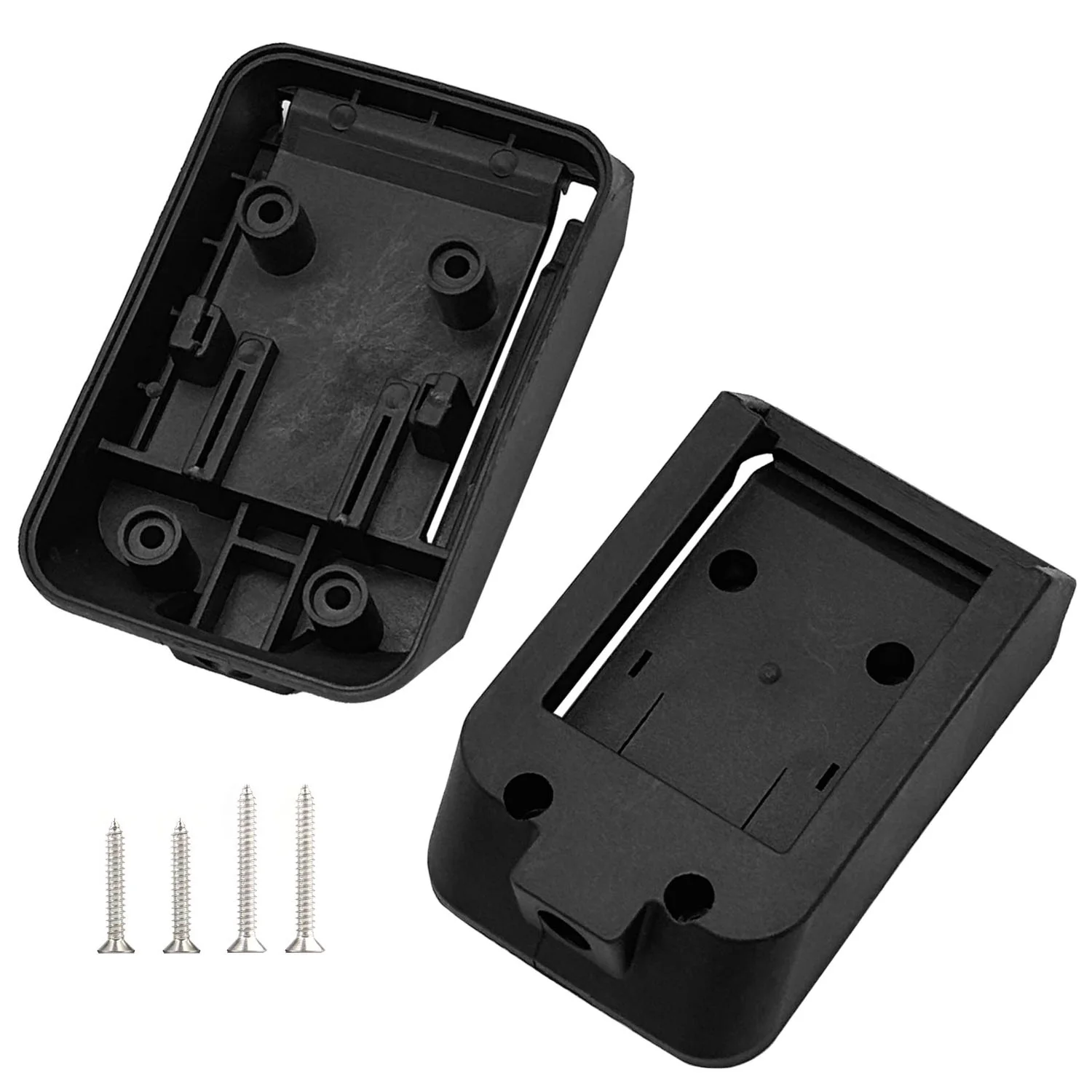 

Battery Frame Battery Holder Countersunk Screw Holes Easy Installation Vertical Hanging Design For Garage Organization