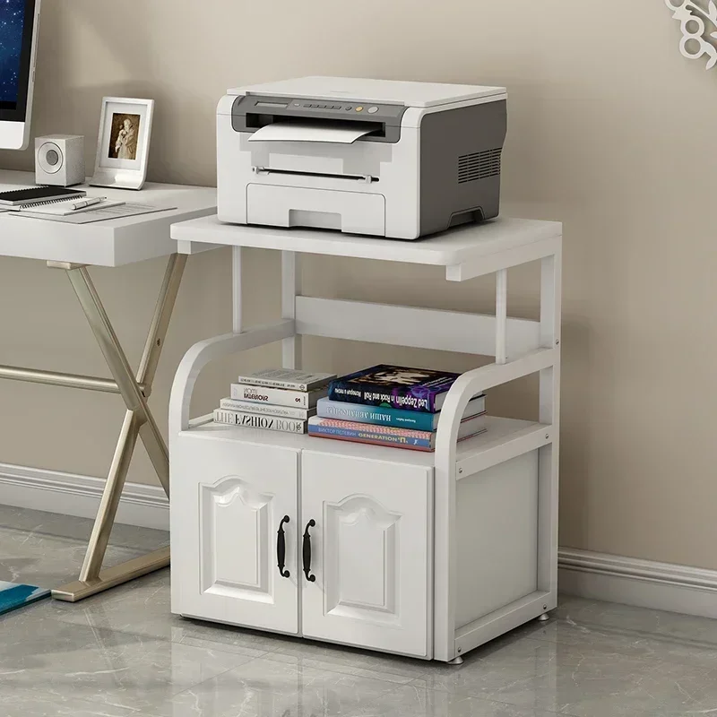 

Hot SalesPrinter Shelves, Multi-storey Office Racks, Household Finishing, Floor-to-ceiling Living Room Moving Files.