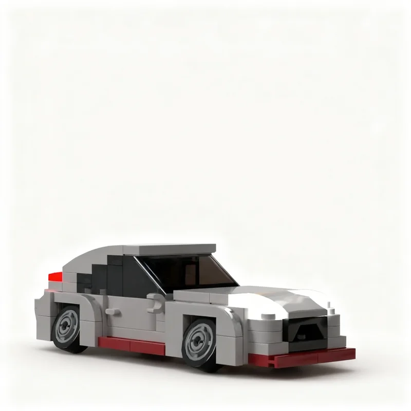 132pcs MOC Racers 4WLC 350z Widebody Model Building Blocks Christmas Gift Architecture Toys Idea Birthday Creative Art Display