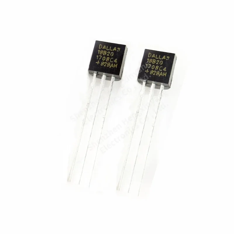 10PCS DS18B20 TO92 in-line programmable digital thermometer/temperature sensor new from stock