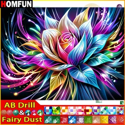 HOMFUN Fairy Dust AB Diamond Painting Full Square/Round Diamond