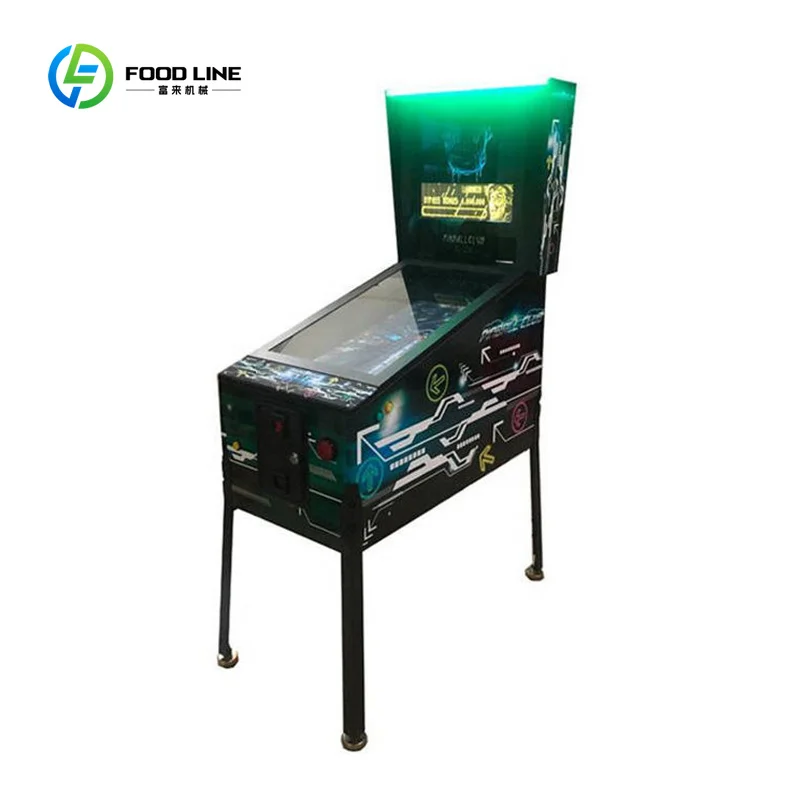 Customized High Quality Standing 5/6 Ball Classic Pinball Arcade Machine with LED Lights & Music for Children (1-2 Players)