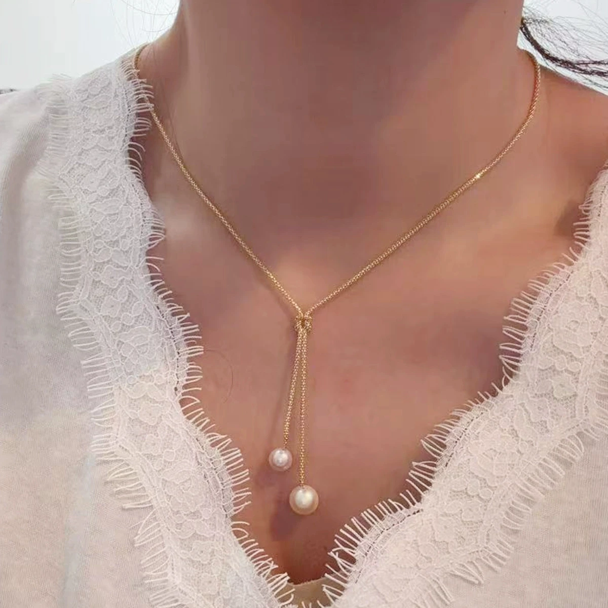 45cm Long S925 Sterling Silver Necklace Mountings Findings Jewellery Mounts Parts Fittings Accessories for 6-12mm Pearls