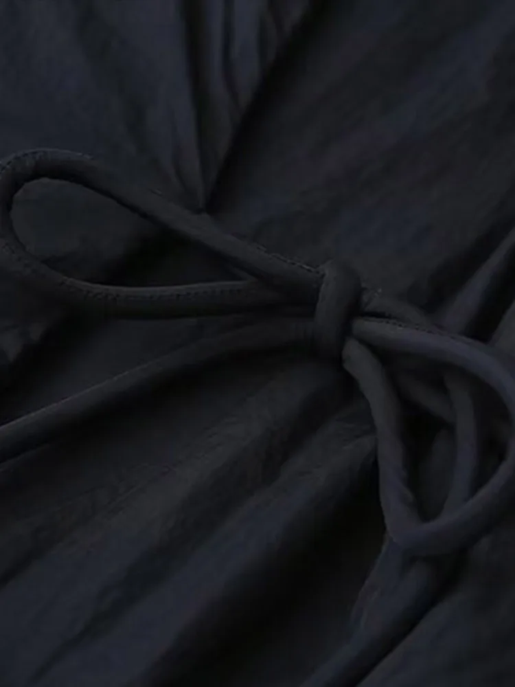 2025秋冬 暖かいアウター ヴィンテージ風 中綿入り レースアップ コットン レディースコート ゆったり Vネック 長袖 ポケット付き 厚手 グレー ジャケット