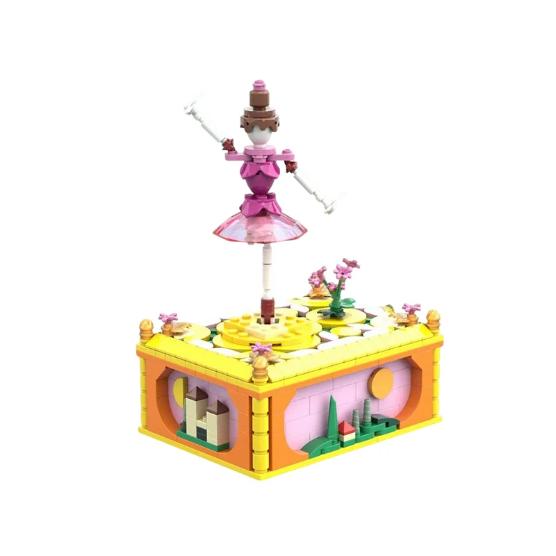 ตัวต่อ MOC นักเต้นบัลเล่ต์ 453 ชิ้น ของเล่น DIY สร้างสรรค์ ของขวัญคริสต์มาส ไอเดียสร้างสรรค์ ตัวต่อเสริมพัฒนาการเด็ก