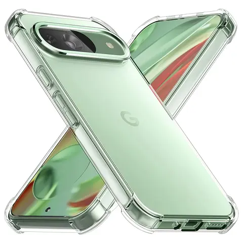 Transparent Shockproof Case for Google Pixel 10 9 Pro XL 8 7 6 Pro 10a 9a 8a 7a 6a Airbag Silicone Cover Anti-knock Bumper Shell