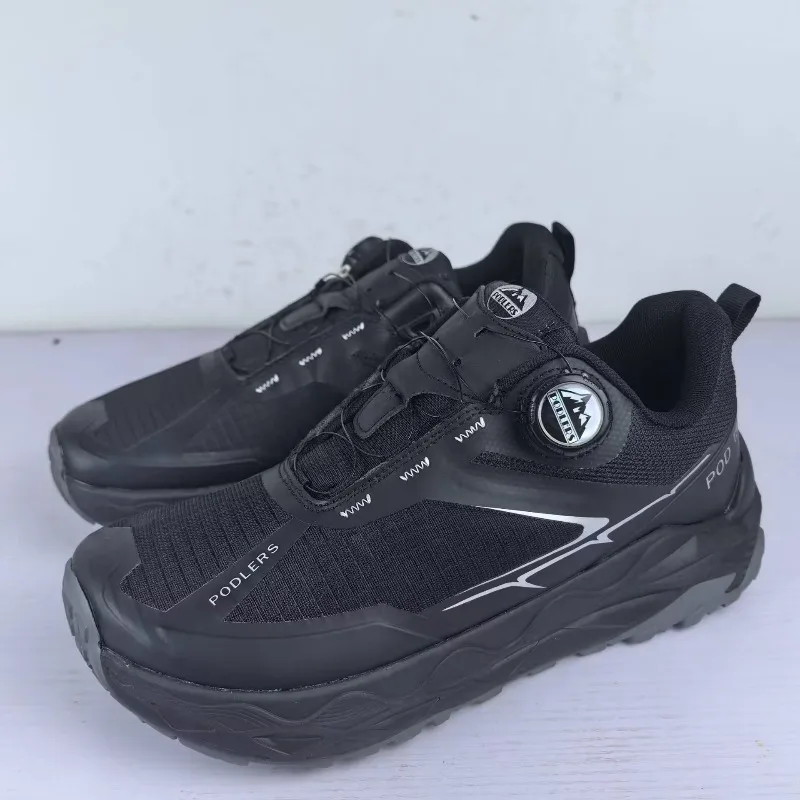 Designer Brand Trail Running Shoes Mesh Breathable Running Shoes Quick Lacing Walking Shoes Hard-Wearing Outdoor Sports Shoe