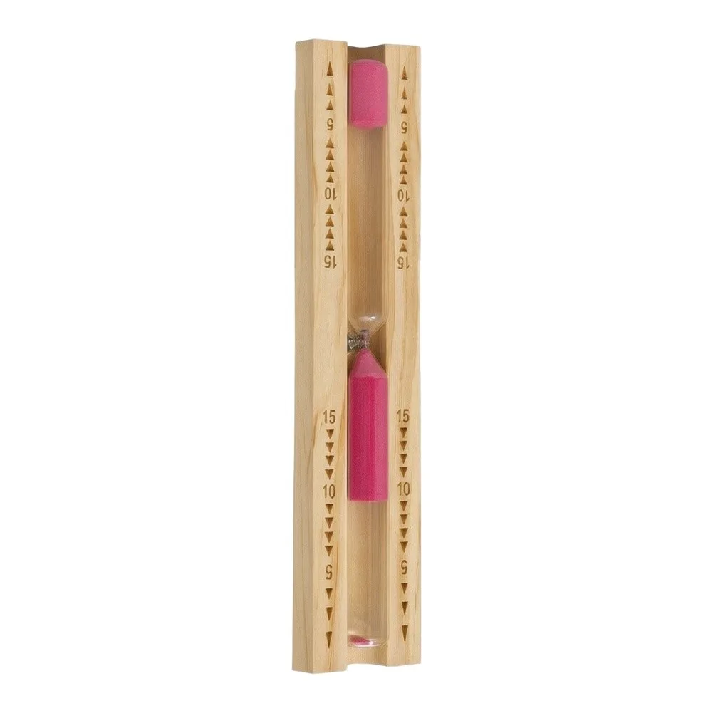 Wooden Sand Timer For Sauna Timer 15 Minute Timer Sauna Sand Timer Long-lasting Convenience Solid Wood Construction