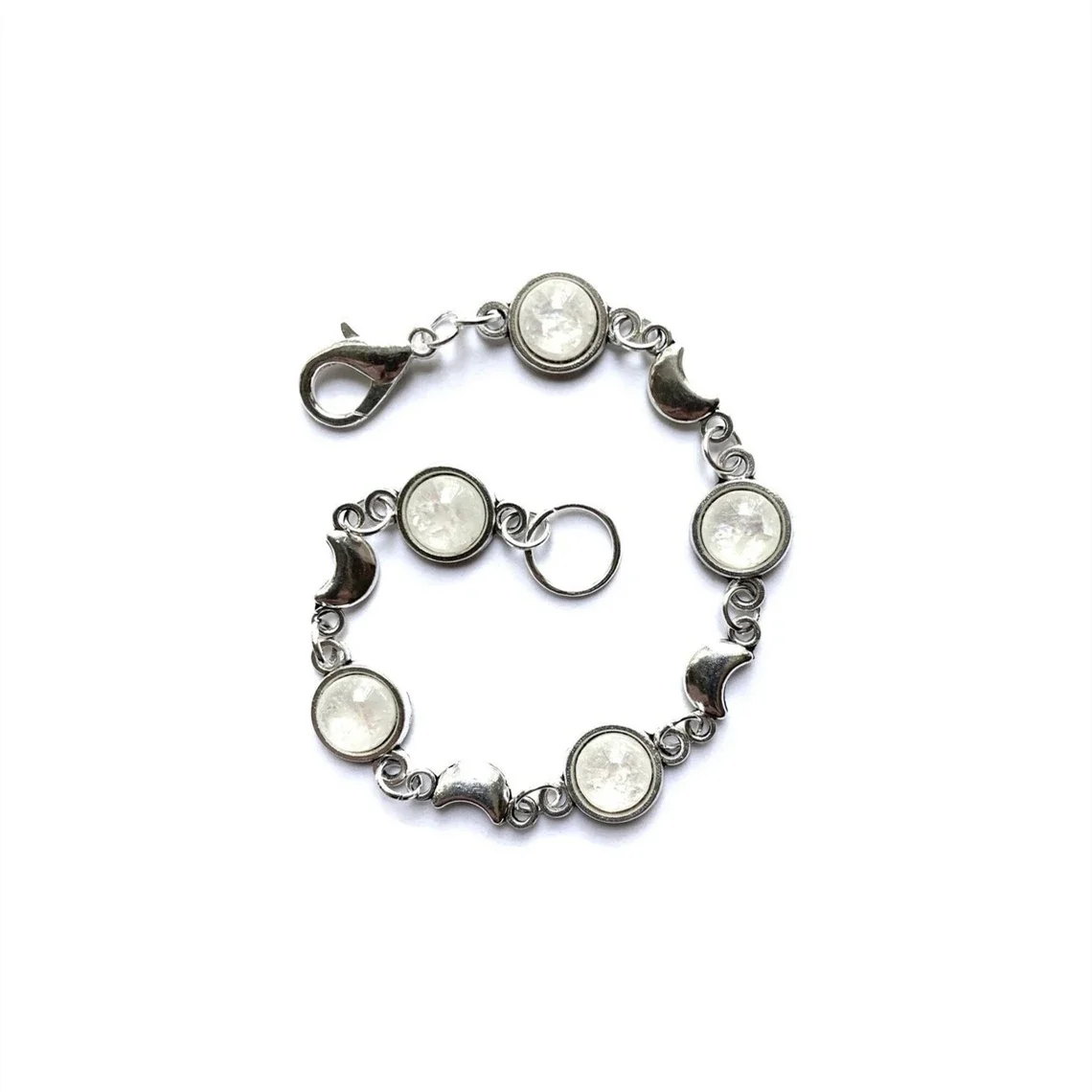 Fashion Bohemia Silver Moon Hippie Bracelet